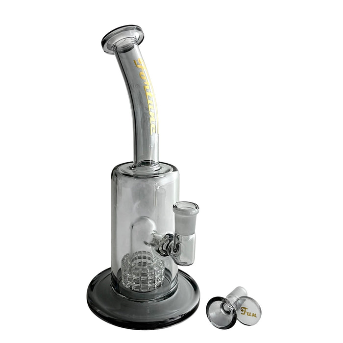 10" Electroplated With Perc Glass Bong Glass Bong Fortune
