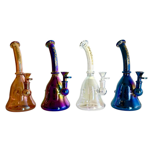 9" Electroplated Glass Bong Glass Bong Fortune