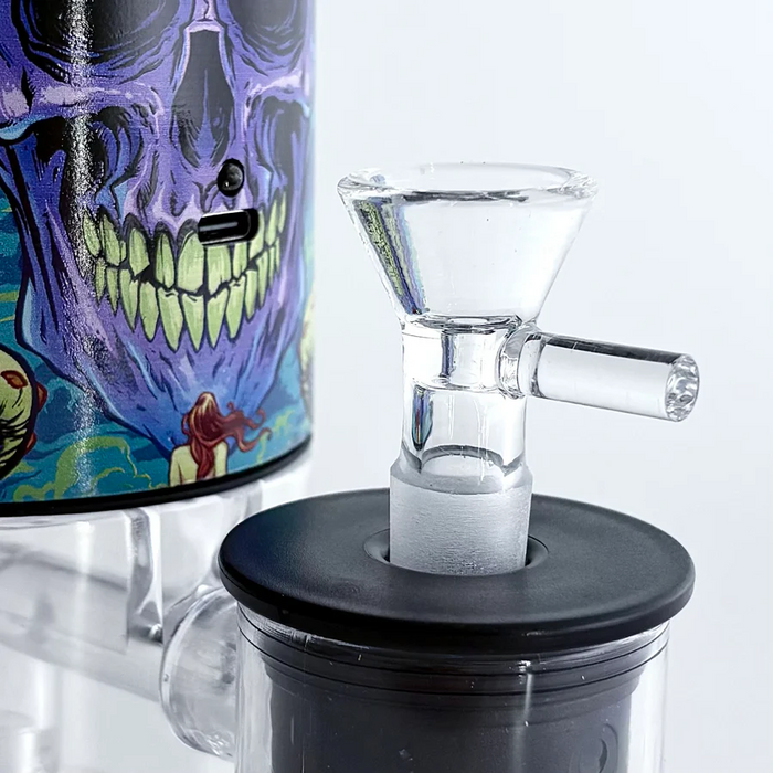 Electric Lamp Bong Set-Skull Bundle Super Supplys Inc
