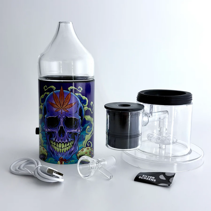 Electric Lamp Bong Set-Skull Bundle Super Supplys Inc