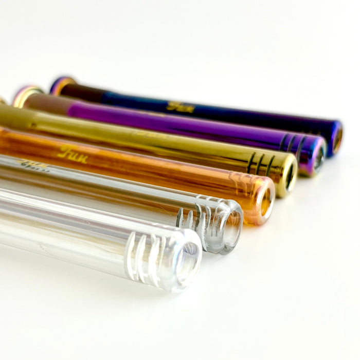 Fortune | Electroplate 5-1/2" Downstem With Gold Logo Downstem · Bowlstem Fortune