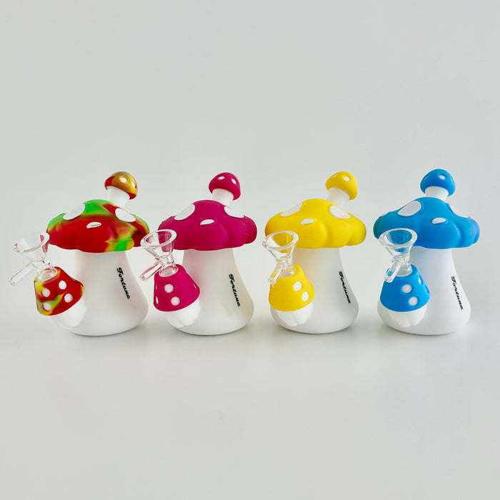 Fortune | 5" Mushroom Silicone Bong Resin · Silicone · Plastic Bong Fortune