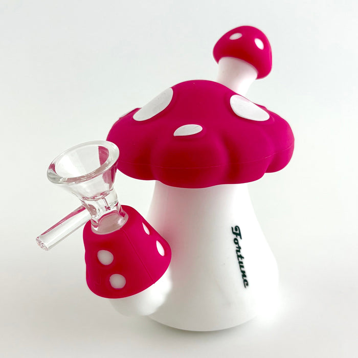 Fortune | 5" Mushroom Silicone Bong Resin · Silicone · Plastic Bong Fortune