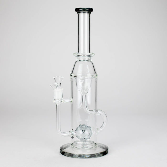14″ Beaker Base Glass Bong [C1540] Glass Bong Canadian Distributor Charcoal Black