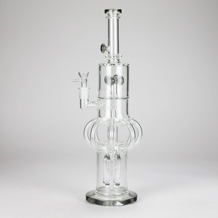 16″ Octopus Recycler Glass Bong – 5MM Thick (C1578) Glass Bong Canadian Distributor