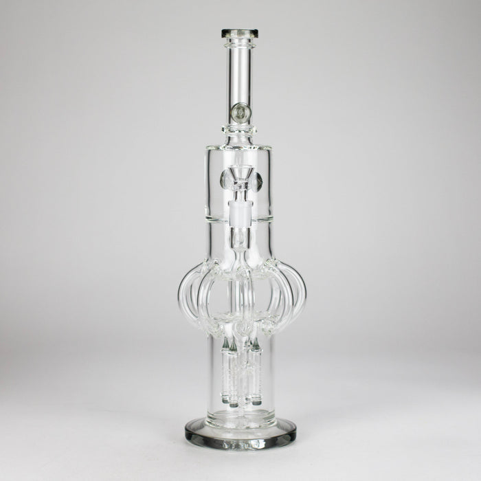 16″ Octopus Recycler Glass Bong – 5MM Thick (C1578) Glass Bong Canadian Distributor
