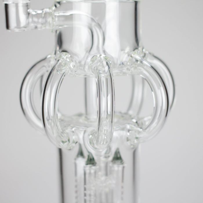 16″ Octopus Recycler Glass Bong – 5MM Thick (C1578) Glass Bong Canadian Distributor