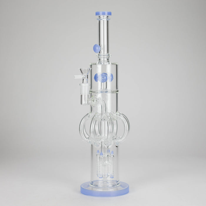 16″ Octopus Recycler Glass Bong – 5MM Thick (C1578) Glass Bong Canadian Distributor Jade Blue