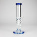 12″ 9mm Colored Accented Straight Tube Glass Bong (C1548) Glass Bong Canadian Distributor