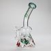 Haze | 8.5″ ROCK’N’ROLL Glass Rig – Teal (Mini-L) Glass Bong Canadian Distributor