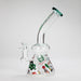 Haze | 8.5″ ROCK’N’ROLL Glass Rig – Teal (Mini-L) Glass Bong Canadian Distributor