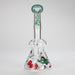 Haze | 8.5″ ROCK’N’ROLL Glass Rig – Teal (Mini-L) Glass Bong Canadian Distributor