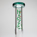 Haze | 8.5″ ROCK’N’ROLL Glass Rig – Teal (Mini-L) Glass Bong Canadian Distributor