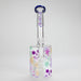 Haze | 9″ Skull Flower Glass Rig – Blue (Mini-M) Glass Bong Canadian Distributor
