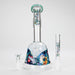 Haze | 8″ Kills Glass Bong – Teal (Mini-N) Glass Bong Canadian Distributor