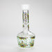 Haze | 9″ Leaves Dome Beaker Glass Bong – White (Mini-O) Glass Bong Canadian Distributor