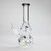 Haze | 9″ Skulls Bubble Glass Bong – Charcoal Black (Mini-P) Glass Bong Canadian Distributor