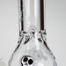 Haze | 9″ Skulls Bubble Glass Bong – Charcoal Black (Mini-P) Glass Bong Canadian Distributor