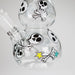 Haze | 9″ Skulls Bubble Glass Bong – Charcoal Black (Mini-P) Glass Bong Canadian Distributor