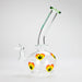 Haze | 9″ Heart Leaf Bubble Base Glass Bong – Teal (Mini-R) Glass Bong Canadian Distributor