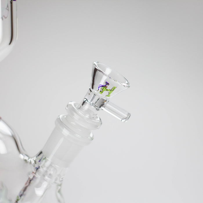 Haze | 9″ Smoking Zig-Zag Glass Bong – Blue (Mini-T) Glass Bong Canadian Distributor