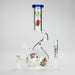 Haze | 9″ Smoking Zig-Zag Glass Bong – Blue (Mini-T) Glass Bong Canadian Distributor