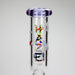 Haze | 9″ Zong Glass Bong with Color Lip – Purple (Mini-W) Glass Bong Canadian Distributor
