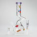 Haze | 9″ Zong Glass Bong with Color Lip – Purple (Mini-W) Glass Bong Canadian Distributor