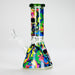 Haze | 8″ Skull Beaker Glass Bong with Color Lip – Green (Mini-Y) Glass Bong Canadian Distributor