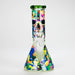 Haze | 8″ Skull Beaker Glass Bong with Color Lip – Green (Mini-Y) Glass Bong Canadian Distributor