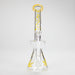Haze | 8.5″ Weed Leaf Bent Neck Glass Bong – Jade Yellow (Mini-E) Glass Bong Canadian Distributor