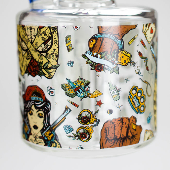 Haze | 6″ Coffee Mug Mini Bubbler – Blue (Mini-G) Glass Bong Canadian Distributor