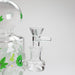 Haze | 8″ Trippy Bubble Dab Rig – Green (Mini-J) Glass Bong Canadian Distributor