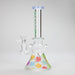 Haze | 8.5″ Colorful Chill Rig – Jade Blue (Mini-K) Glass Bong Canadian Distributor