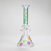 Haze | 8.5″ Colorful Chill Rig – Jade Blue (Mini-K) Glass Bong Canadian Distributor