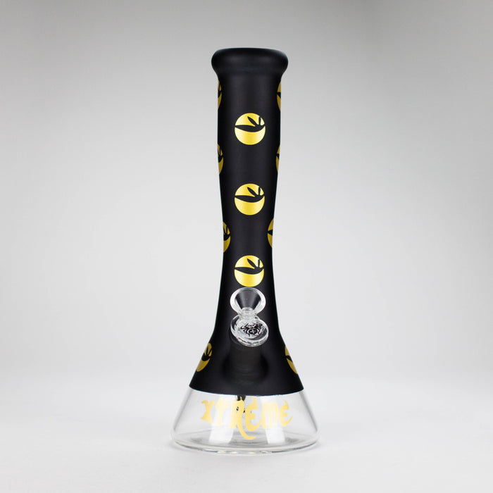 Xtreme | 13″ 7mm Vase Shape Beaker Bong with Window – (XTR-1009) Glass Bong Canadian Distributor