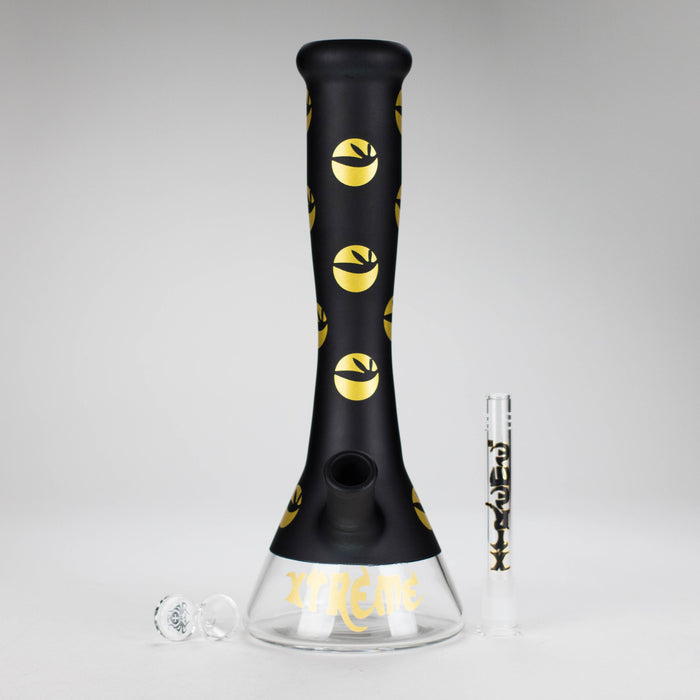 Xtreme | 13″ 7mm Vase Shape Beaker Bong with Window – (XTR-1009) Glass Bong Canadian Distributor