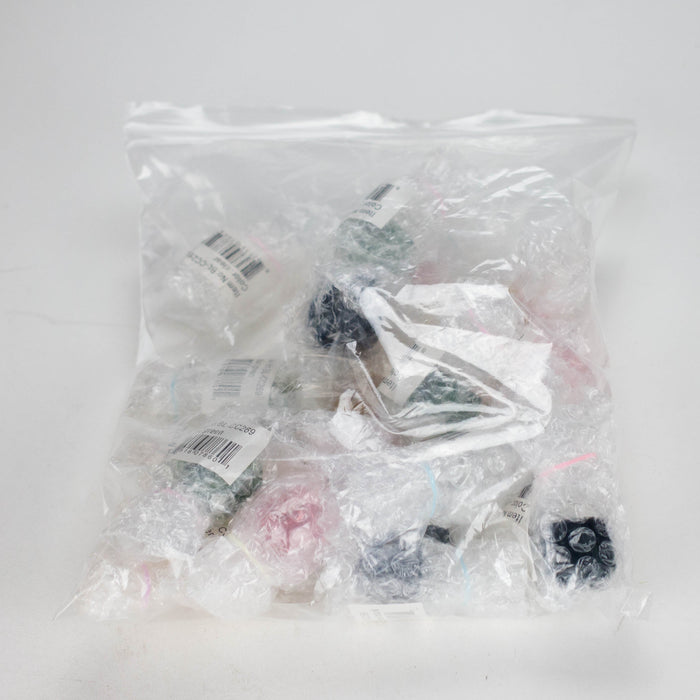 Colorful Crystal Chunky Glass Bowl with Handle – 14mm (BL-CC269) Bowl · Banger · Oil Burner Canadian Distributor