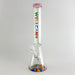 Wellcann | 17" Thickened Base Psychedelic Beaker Glass Bong Glass Bong Super Supplys Inc Milky Pink