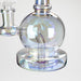 7" Solid Color Electroplate Glass Bong – 14mm Bowl Joint Glass Bong 777 Smoke