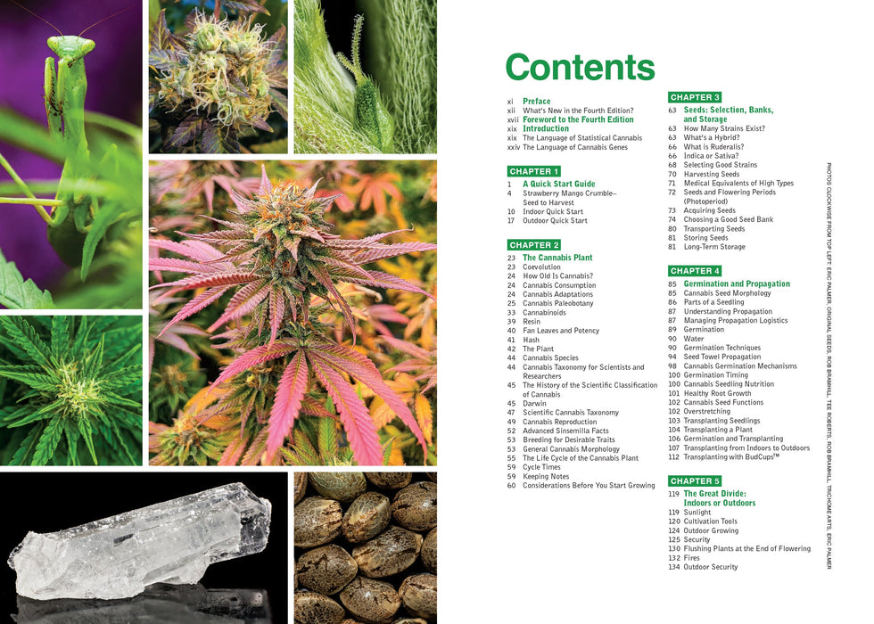 The Cannabis Grow Bible, 4th Edition Book Green Candy Press