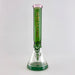 Wellcann | 14" Thickened Base Geometric Gold Beaker Glass Bong-Green Glass Bong Super Supplys Inc