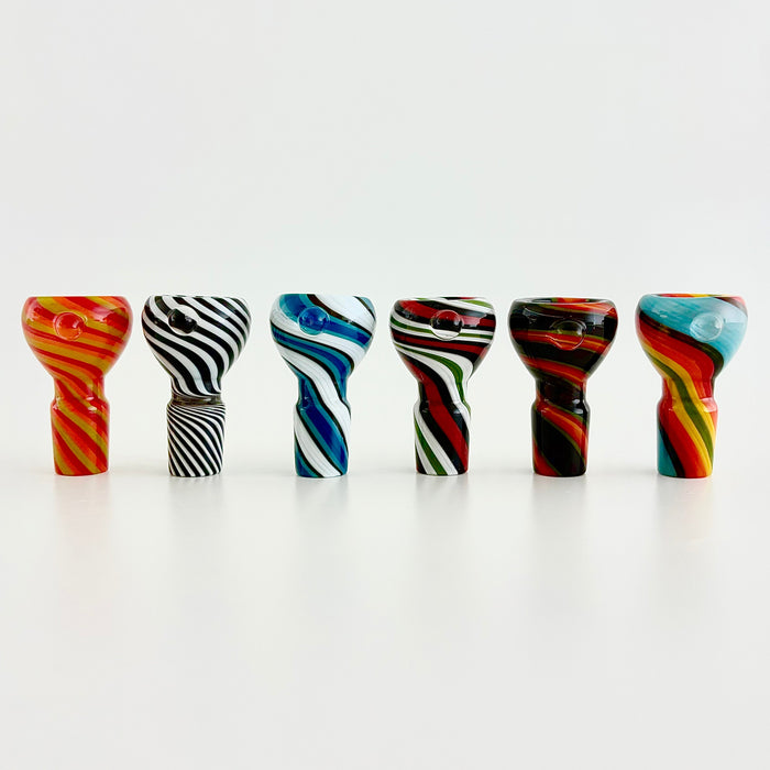 18mm Swirl Bowl Piece - 6-CT Bowl · Banger · Oil Burner Super Supplys Inc