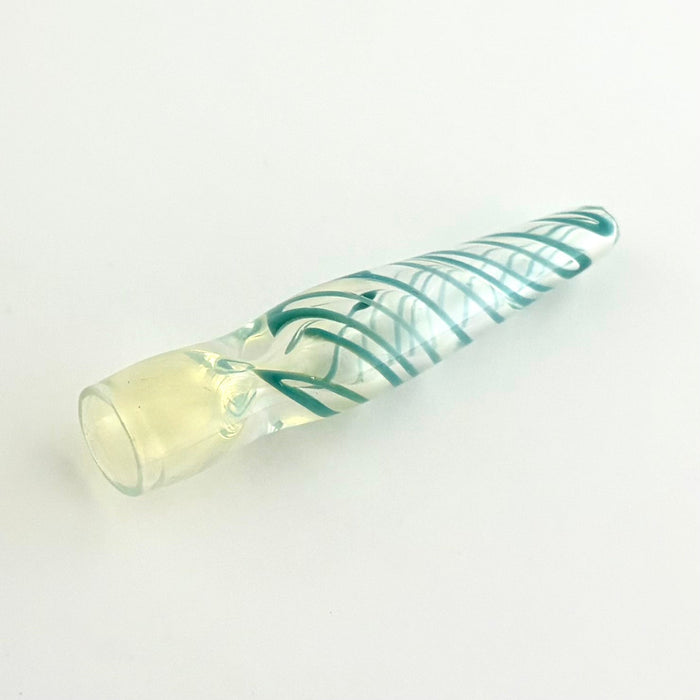 3" Twisted Glass Chillum-Pack of 4 One Hitter Super Supplys Inc