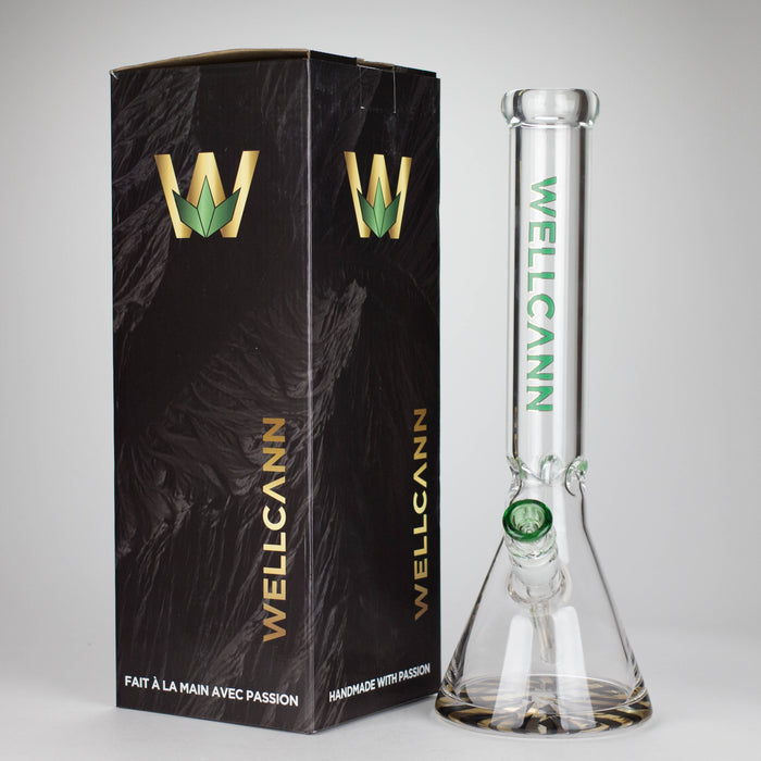 Wellcan | 15" 7mm Psychedelic Thickened Beaker Glass Bong