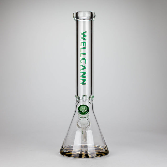 Wellcan | 15" 7mm Psychedelic Thickened Beaker Glass Bong Glass Bong Super Supplys Inc