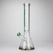 Wellcan | 15" 7mm Psychedelic Thickened Beaker Glass Bong Glass Bong Super Supplys Inc