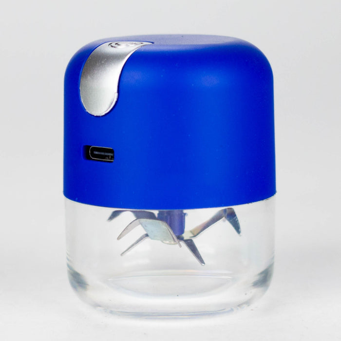 Electric Metal Grinder with USB Charging Cable – Portable, Powerful, and Easy to Use Electronic Grinder 777 Smoke Blue