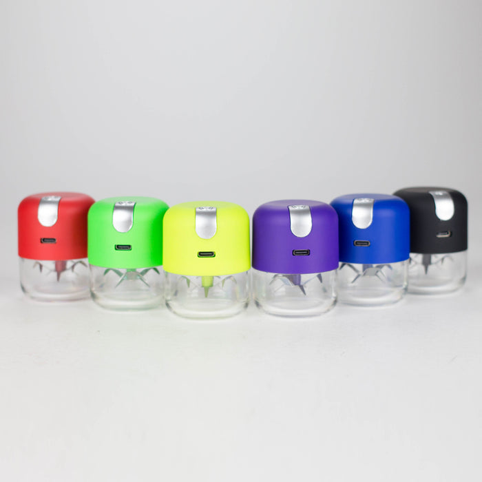 Electric Metal Grinder with USB Charging Cable – Portable, Powerful, and Easy to Use Electronic Grinder 777 Smoke