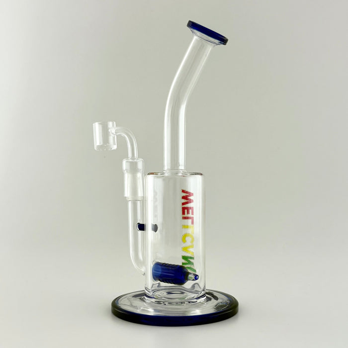 Wellcann | 9.5" Inline Rig with Quartz Banger Glass Rig Super Supplys Inc